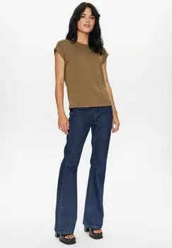 Базовая футболка Nmph, коричневый