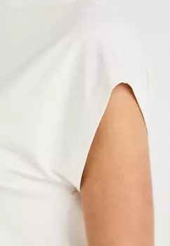 Базовая футболка NMRANJA HIGH NECK Noisy May, бежевый