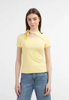 Базовая футболка NOLIE myMo, светло-желтый