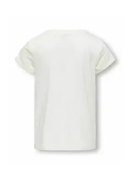 Базовая футболка NORMAL GESCHNITTEN Kids ONLY, слоновая кость