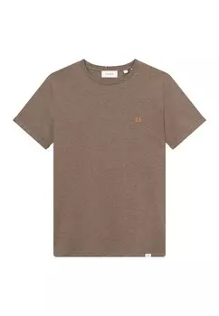 Базовая футболка NRREGAARD Les Deux, темно-коричневый