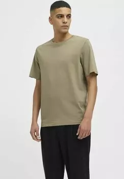 Базовая футболка O NECK Jack & Jones, бежевый