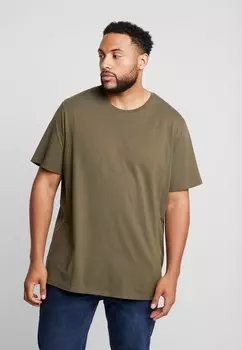 Базовая футболка O NECK Jack & Jones, хаки