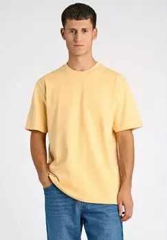 Базовая футболка O NECK TEE Lindbergh, светло-желтый