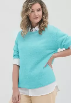 Базовая футболка ODILIA Living Crafts, бирюзовый