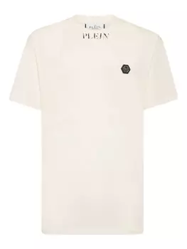 Базовая футболка Old Dye Philipp Plein, белый