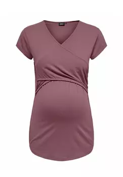 Базовая футболка OLMLISA MATERNITY ONLY MATERNITY, светло-розовый