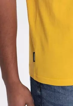 Базовая футболка Ombre, горчица