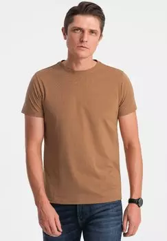 Базовая футболка Ombre, коричневая