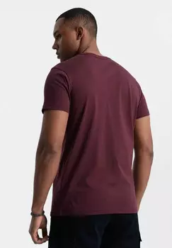 Базовая футболка Ombre, темно-красный