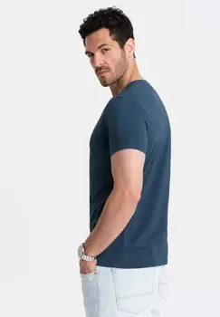 Базовая футболка Ombre, темно-синий