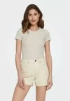 Базовая Футболка ONLEMMA S/S NOOS JRS Only, бежевый