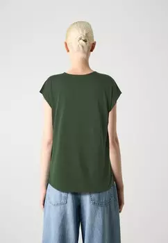 Базовая футболка ONLFREE V NECK ONLY, темно-зеленый