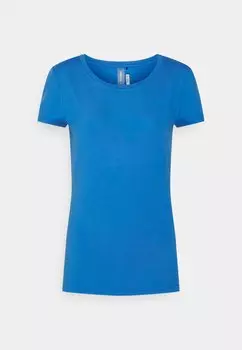 Базовая футболка Only, насыщенного синего цвета Onpclarissa Train Tee