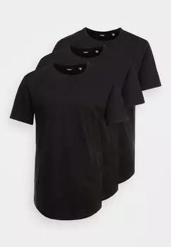 Базовая футболка Onsmatt Longy Tee 3 Pack Only, черная