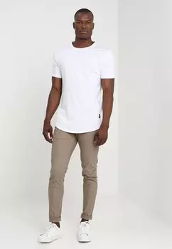 базовая футболка ONSMATT LONGY TEE 7 PACK Only & Sons, белый/черный/светло-серый меланж