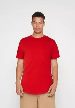 Базовая футболка ONSMATT LONGY TEE Only & Sons, красная охра