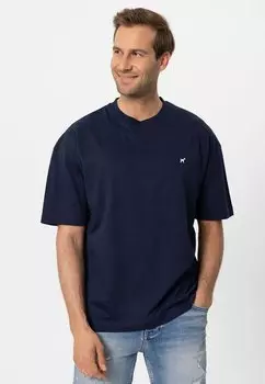 Базовая футболка OVERSIZE Williot, темно-синий