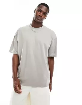 Базовая футболка оверсайз цвета хаки ASOS DESIGN