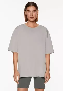 Базовая футболка OYSHO, светло-серая