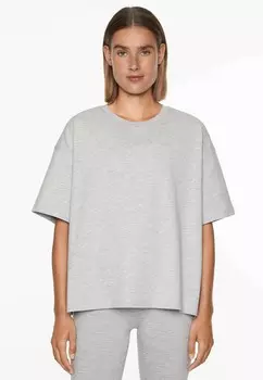 Базовая футболка OYSHO, светло-серый