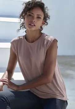 Базовая футболка PACK OF 2 LASCANA, черный