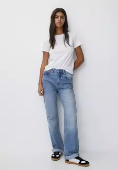 базовая футболка Pack Of 3 Round Neck PULL&BEAR, зеленый