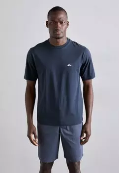 Базовая футболка PARCY LOGO TEE J.LINDEBERG, темно-синий
