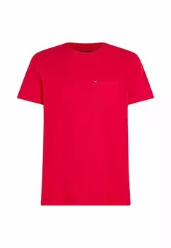 Базовая футболка PATCH POCKET CREW NECK Tommy Hilfiger, красный