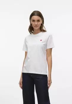Базовая футболка PAULINA GA JRS NOOS Vero Moda, белый