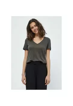 Базовая футболка PCDICTE PEPPERCORN, темно-зеленый