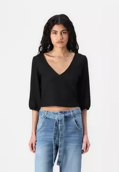 Базовая футболка PCFESS Pieces, черный