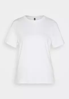 Базовая футболка Pcria Solid Tee Pieces, ярко-белая