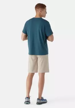 Базовая футболка PERFECT CREW SHORT SLEEVE Smartwool, цвет Twilight Blue