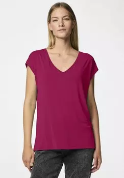 Базовая футболка Pieces, бордовый