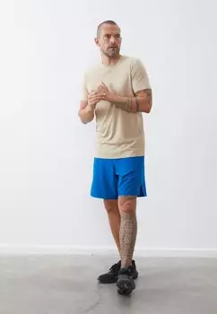 Базовая футболка Pier One Sport, бежевый