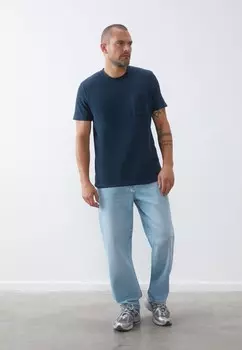 Базовая футболка Pier One, темно-синий