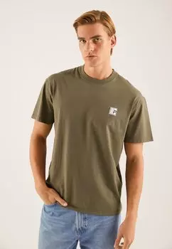 Базовая футболка Pier One, темно-зеленая