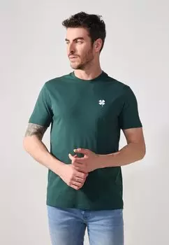 Базовая футболка Pier One, темно-зеленый