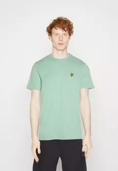 Базовая футболка PLAIN Lyle & Scott, бирюзовые тени