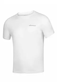 Базовая футболка Play Crew Neck Babolat, weiss grau