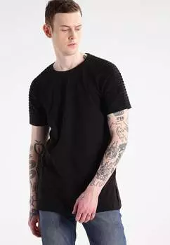 Базовая футболка PLEAT RAGLAN TEE Urban Classics, черный