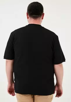 Базовая футболка Plus Size Buratti, черная