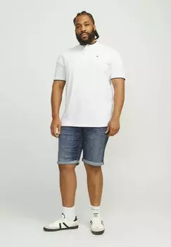 Базовая футболка PLUS SIZE EINFARBIG Jack & Jones, белый