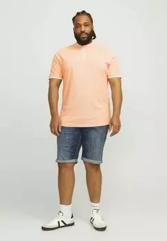 Базовая футболка PLUS SIZE EINFARBIG Jack & Jones, оранжевый