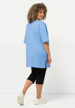 Базовая футболка PLUS SIZE RELAXED FIT V-NECK TEE Ulla Popken, цвет Mottled Berry