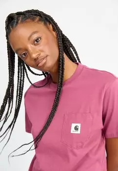 Базовая футболка Pocket Carhartt WIP, бордо