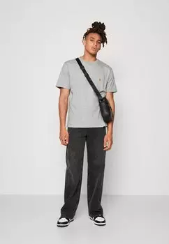 Базовая футболка Pocket Carhartt WIP, пестрый серый