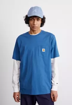 Базовая футболка POCKET Carhartt WIP, синий