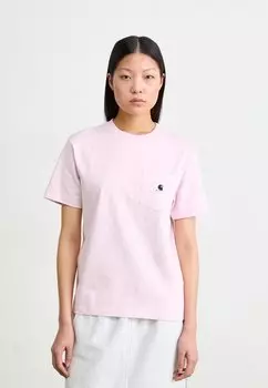 Базовая футболка POCKET Carhartt WIP, светло-розовый